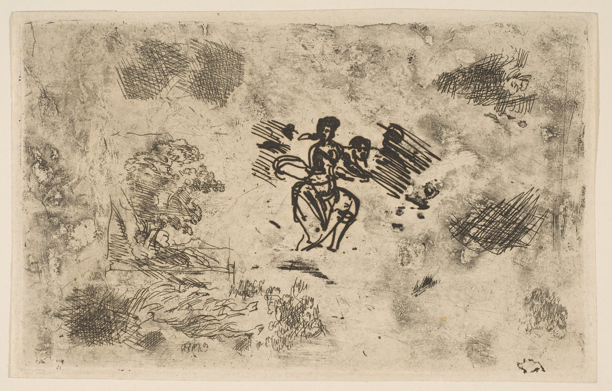Sedící žena a jiné skici, ca. 1630-33. od Claude Lorrain