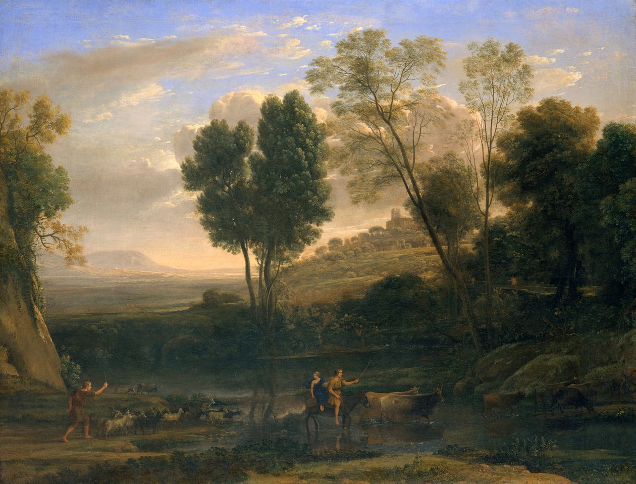 Východ slunce, kolem 1646-47 od Claude Lorrain