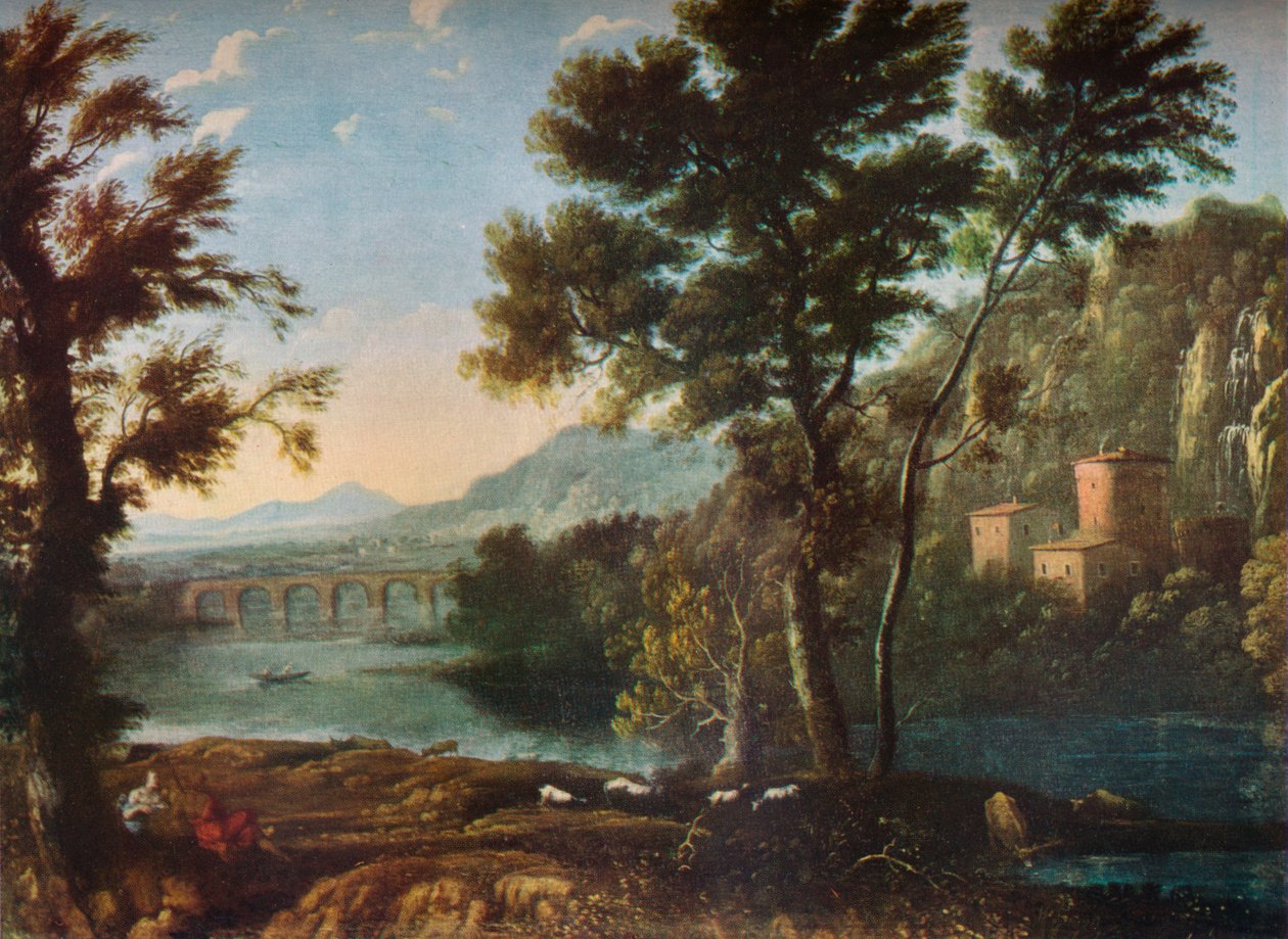 The Artists Favorite Mill, c1648 1931 od Claude Lorrain