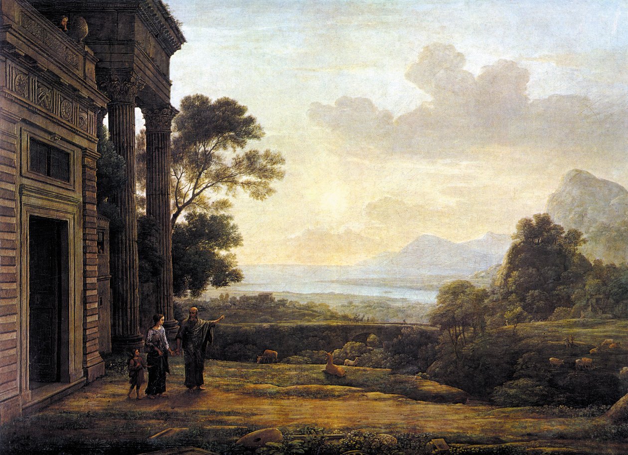 Vyhnání Hagar od Claude Lorrain