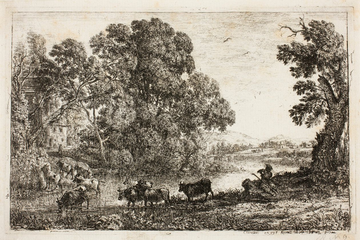 Pastevec krav od Claude Lorrain