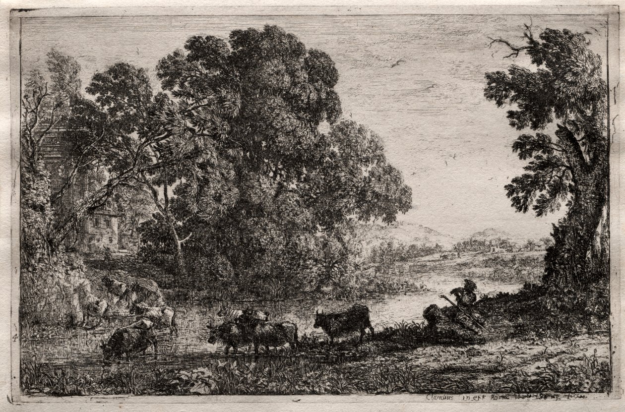 Pastevec krav od Claude Lorrain