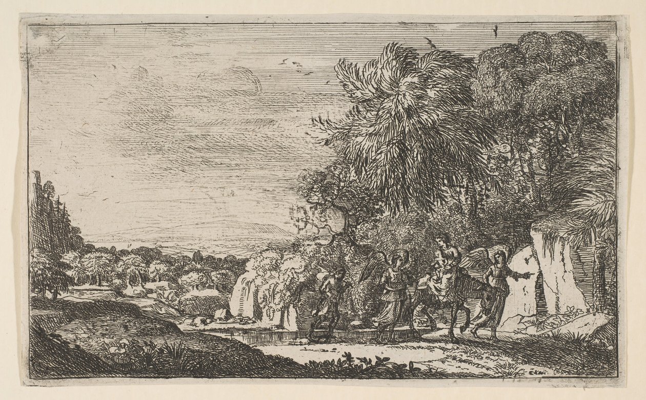 Útěk do Egypta, ca. 1630-31. od Claude Lorrain