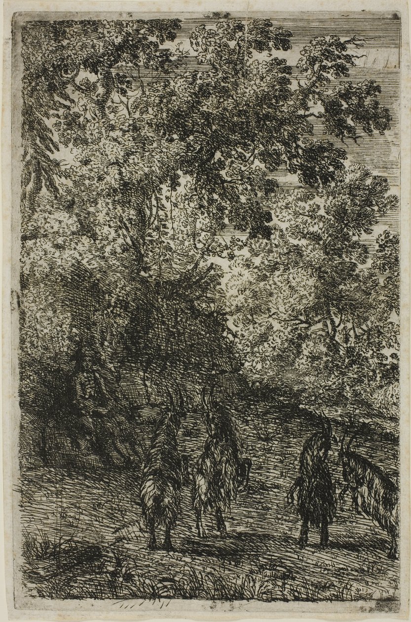 Čtyři kozy od Claude Lorrain
