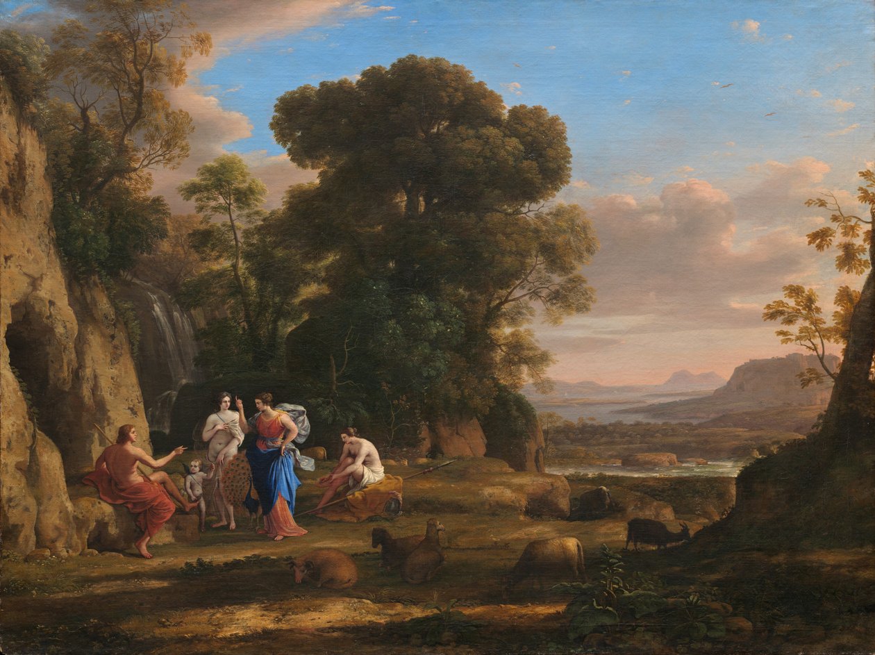 Soud v Paříži, 16451646. od Claude Lorrain
