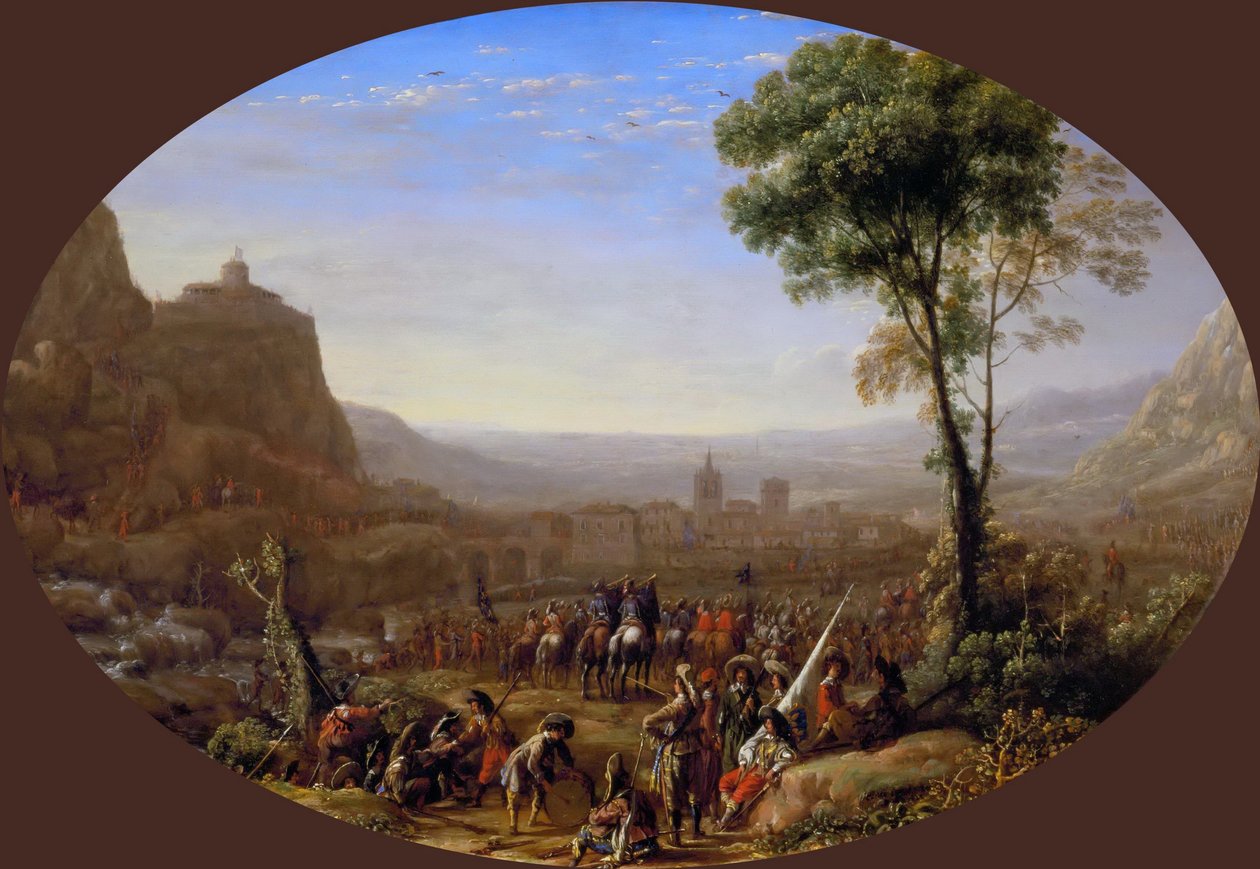 Průsmyk Susa přijatý Ludvíkem XIII. v roce 1629, asi 1631. od Claude Lorrain