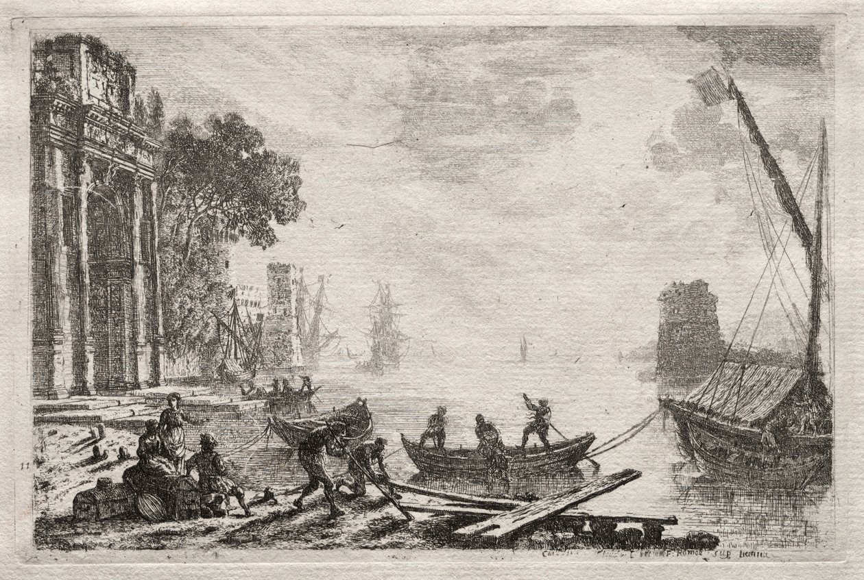 Západ slunce, 1634. od Claude Lorrain