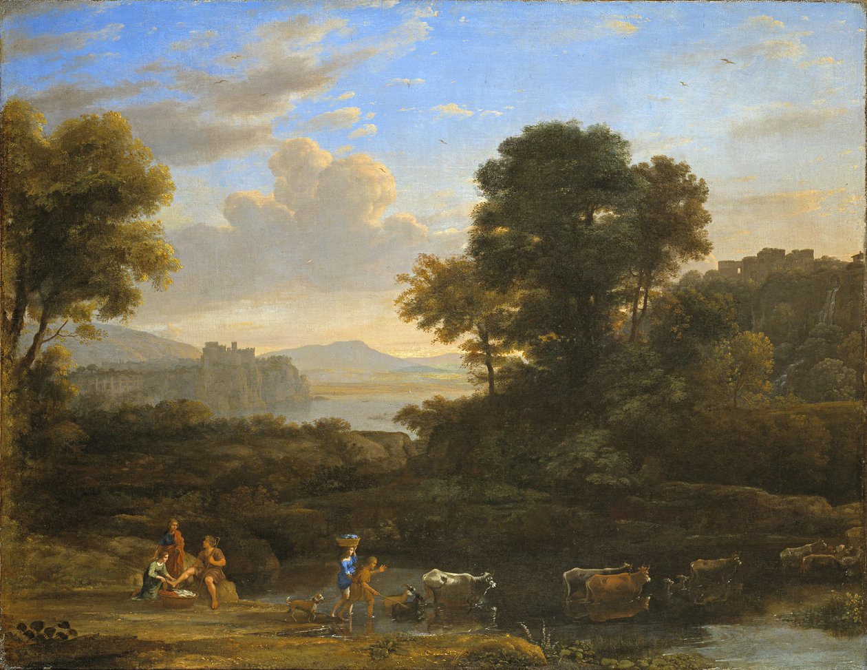 Pastýřská krajina, 1646-47 od Claude Lorrain