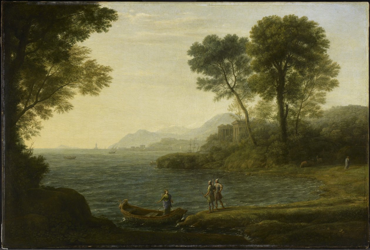 Nalodění Carla a Ubalda, 1667 od Claude Lorrain