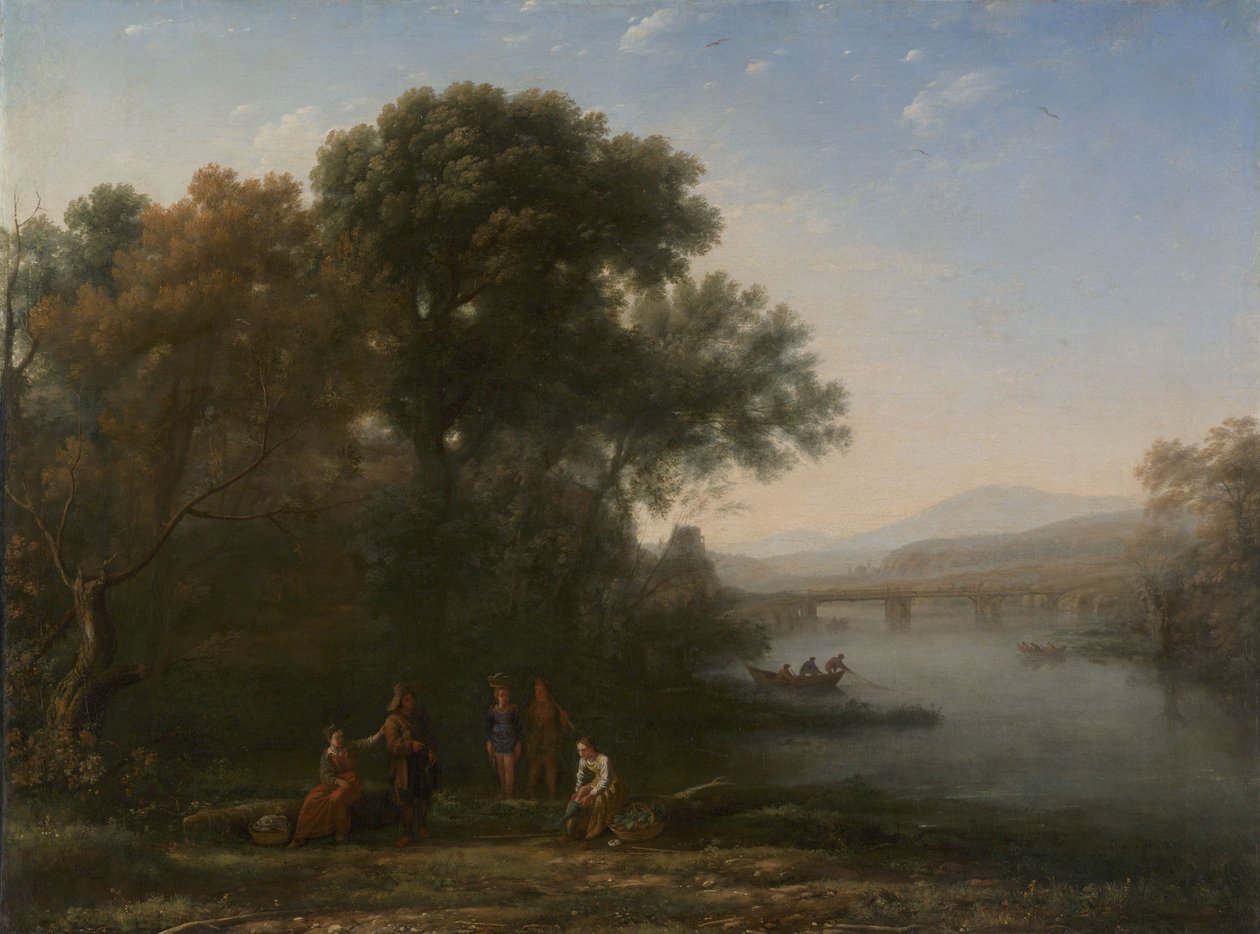 Ford, kolem roku 1636 od Claude Lorrain