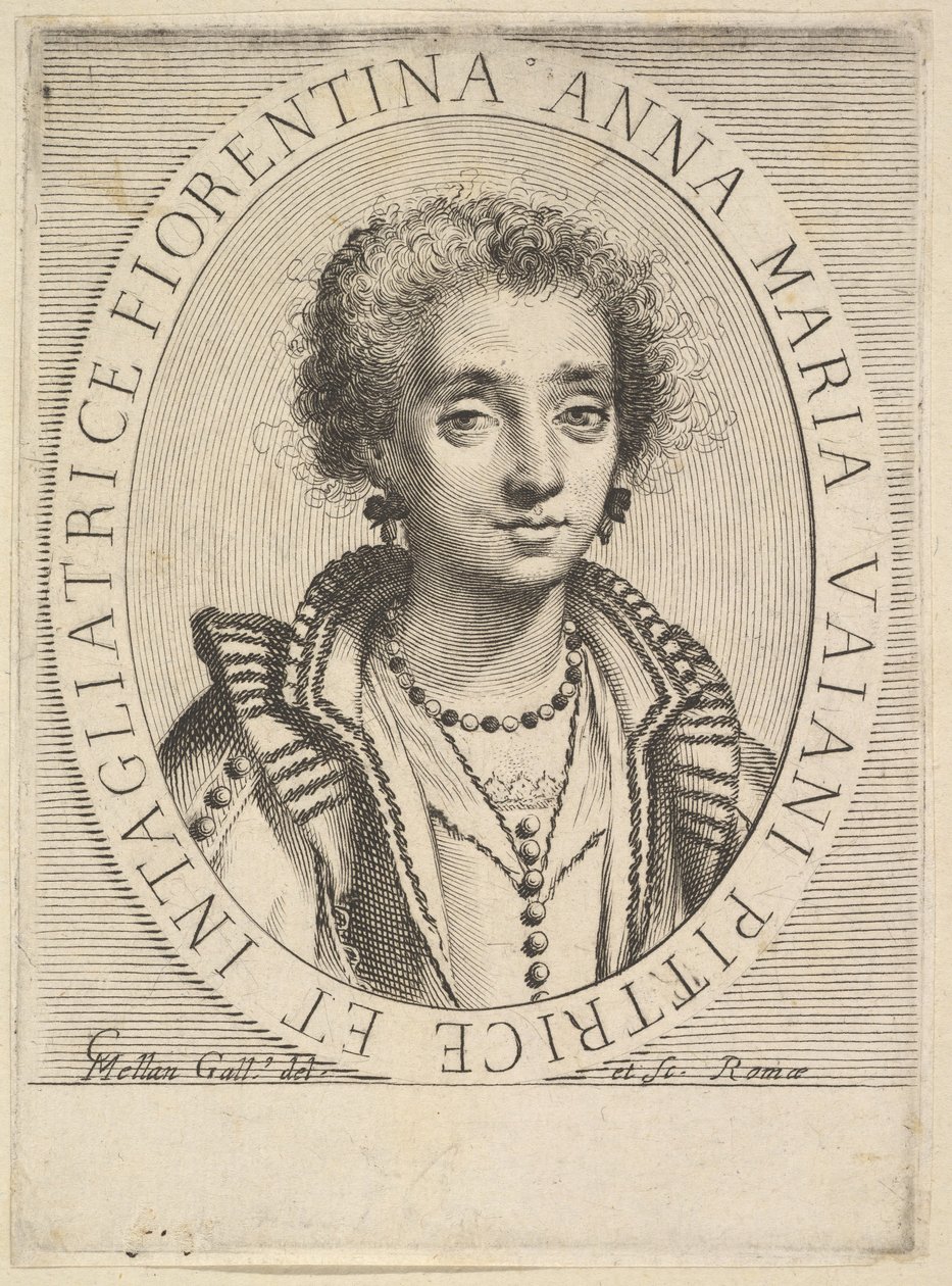 Anna Maria Vaiani, 1624-36. od Claude Mellan
