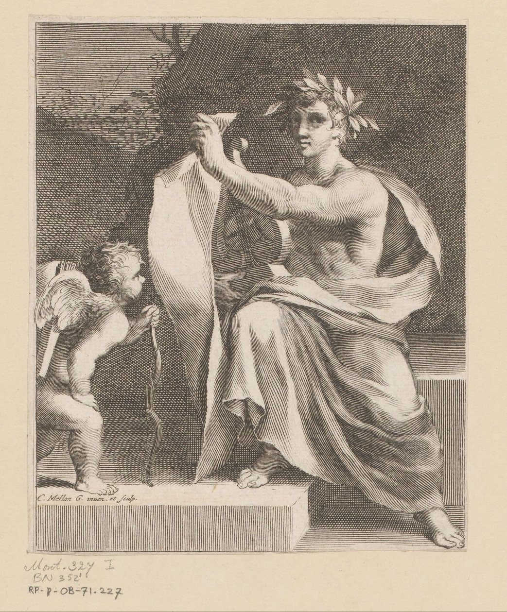 Apollo dává een amor Název: François Tristan l