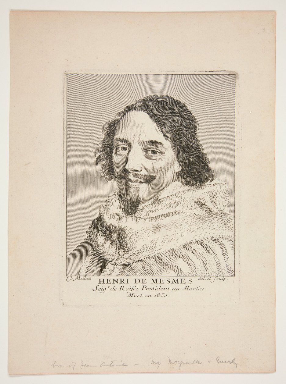Henri de Mesmes od Claude Mellan