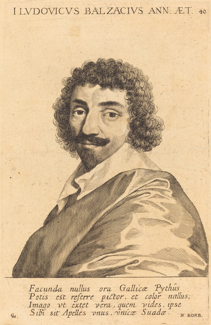 Jean-Louis Guez de Balzac od Claude Mellan