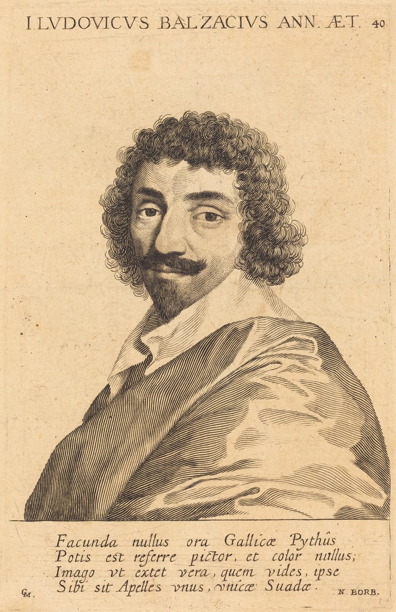 Jean-Louis Guez de Balzac od Claude Mellan
