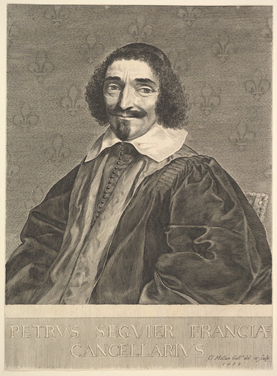 Kancléř Pierre Seguier, 1639. od Claude Mellan