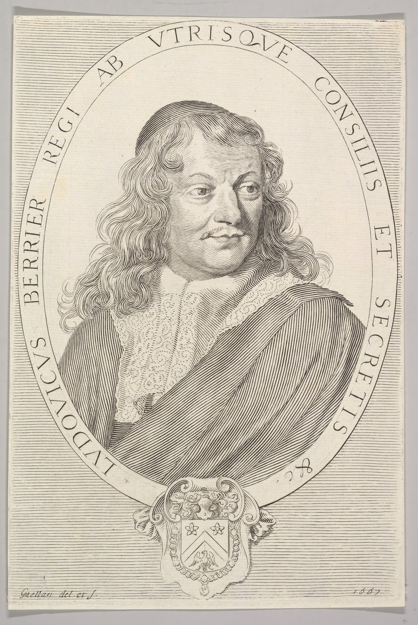Louis Berryer, 1667. od Claude Mellan