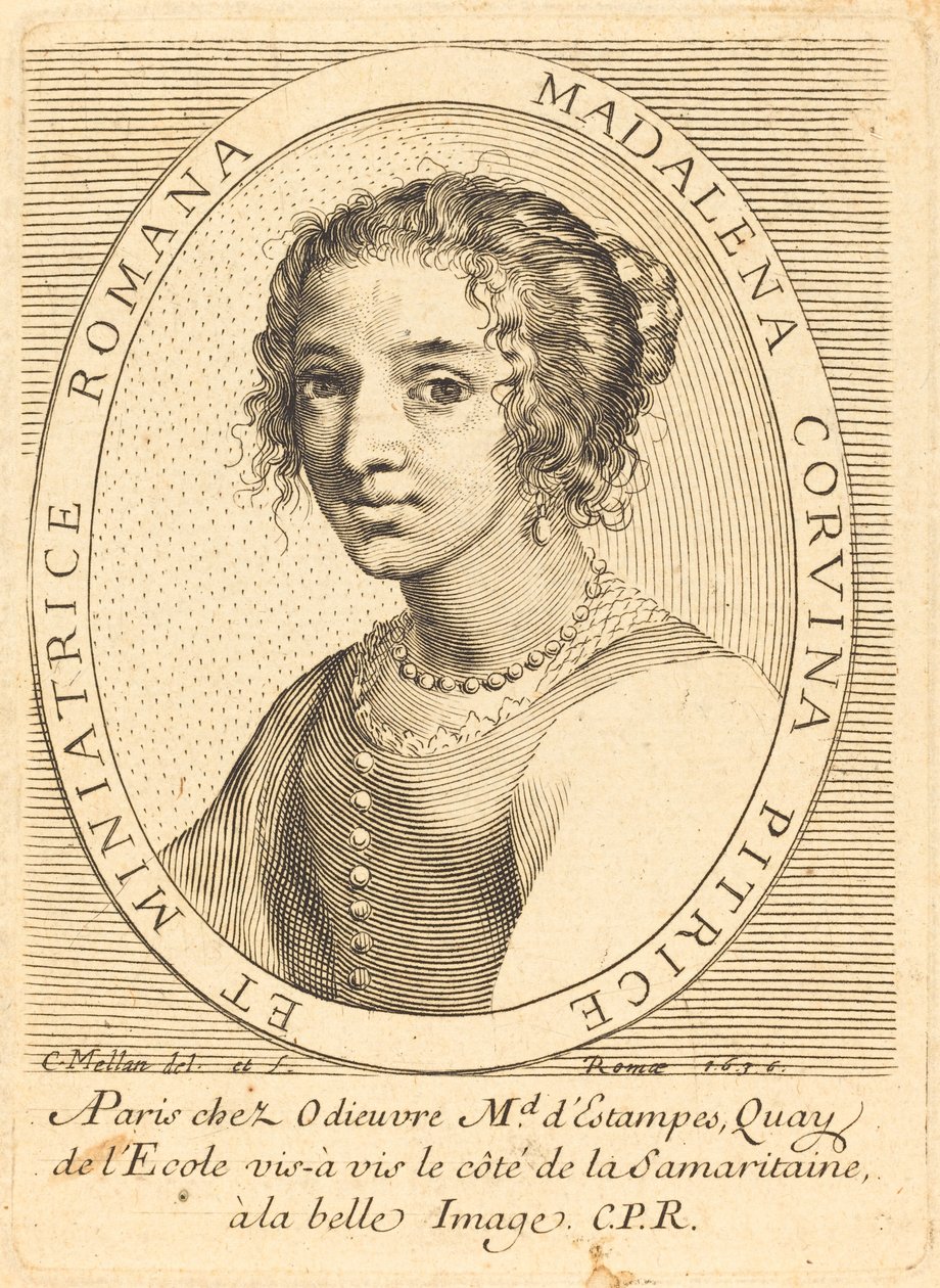 Maddalena Corvina od Claude Mellan
