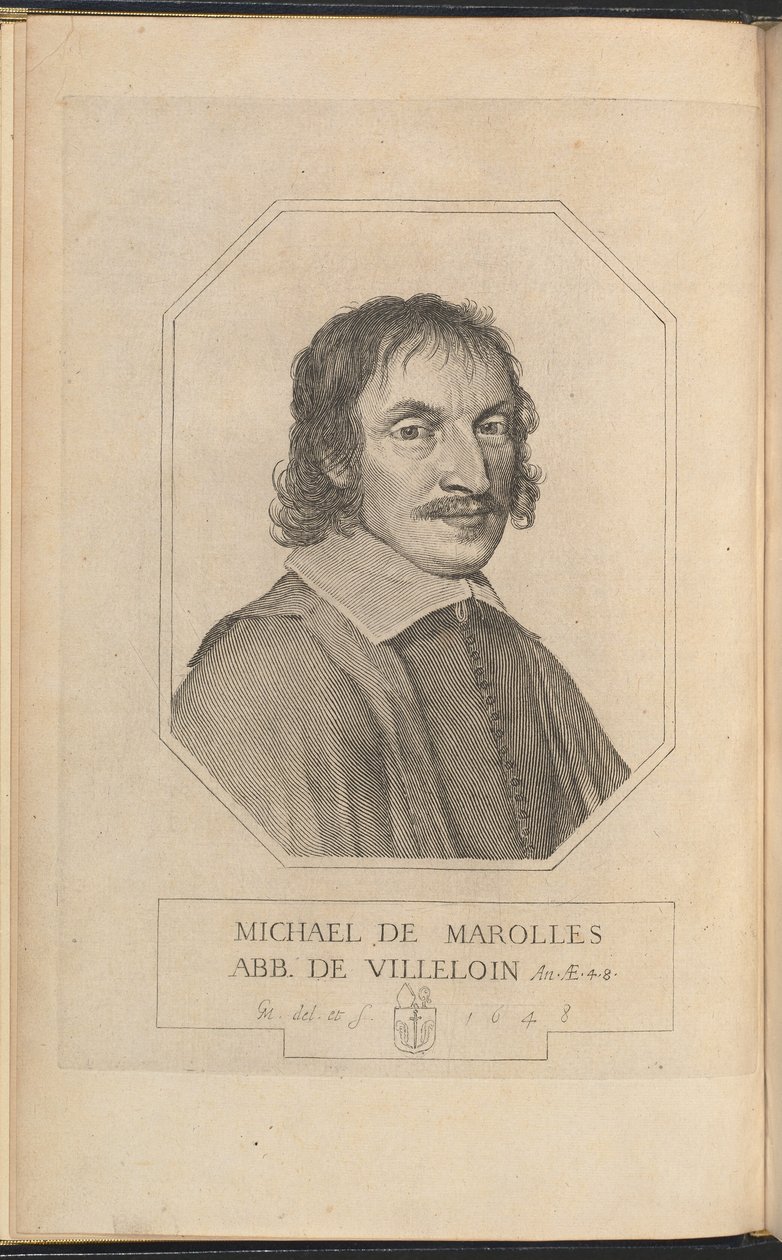 Michael z Marolles od Claude Mellan