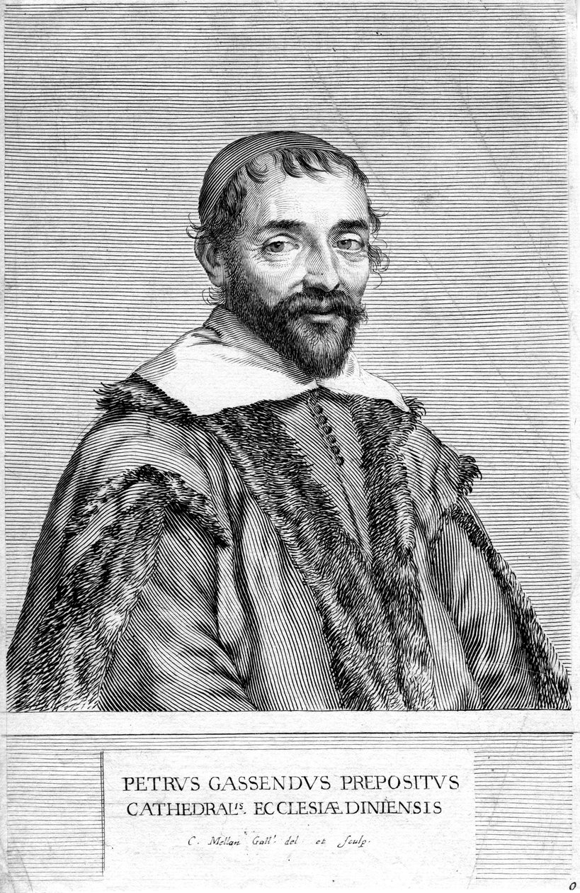 Pierre Gassendi, francouzský filozof a vědec, 17. století od Claude Mellan