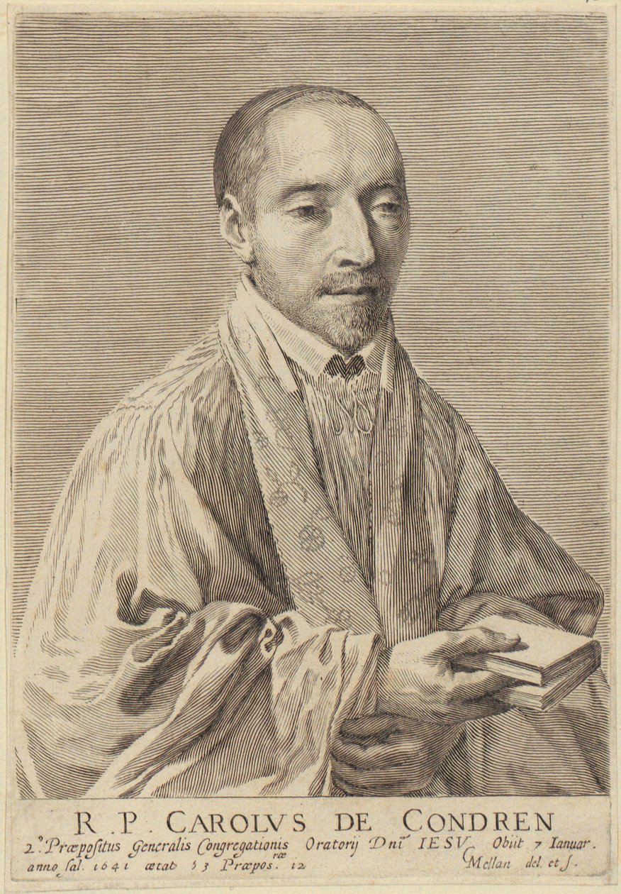 Portrét Charlese de Condrena od Claude Mellan