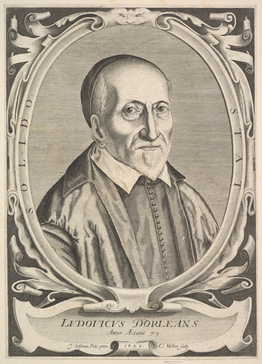 Portrét Louise dOrléans, 1622. od Claude Mellan
