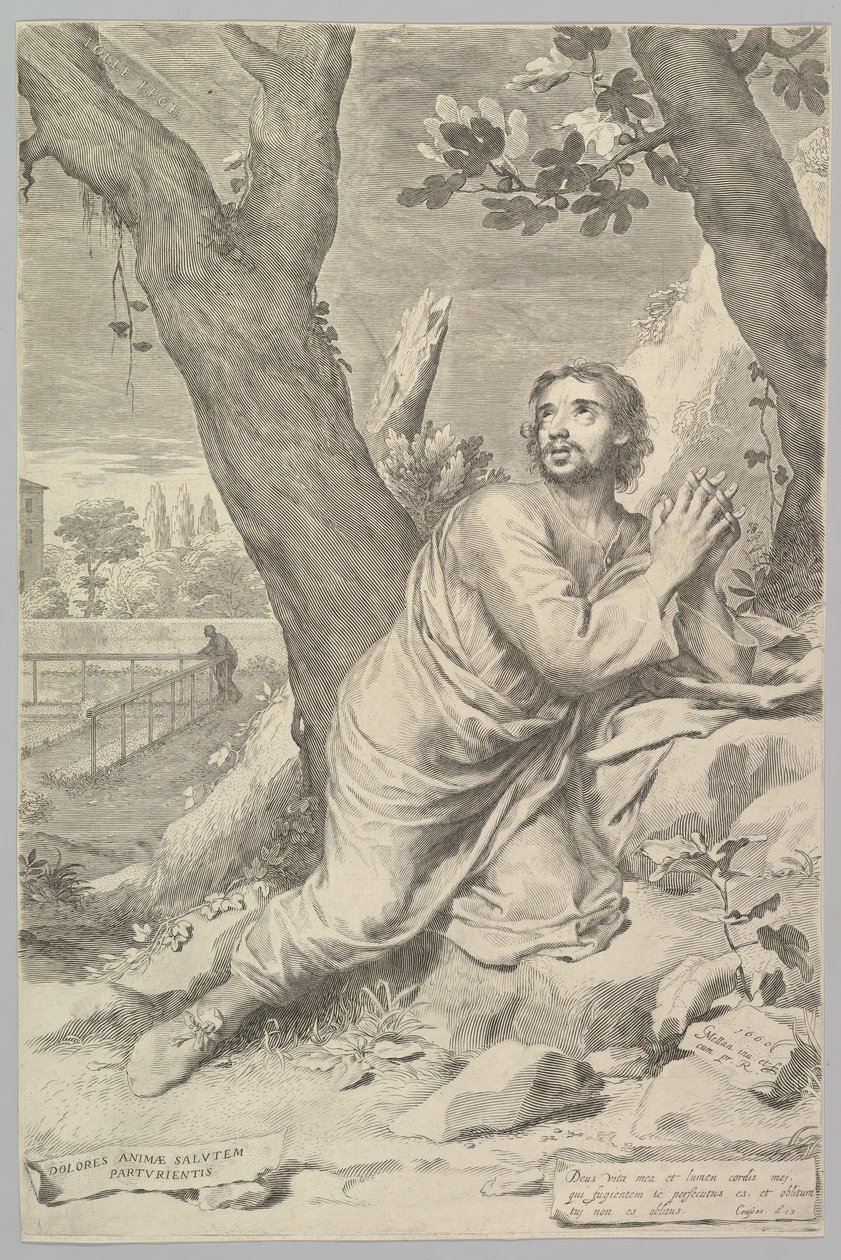 Svatý Augustin, 1660. od Claude Mellan