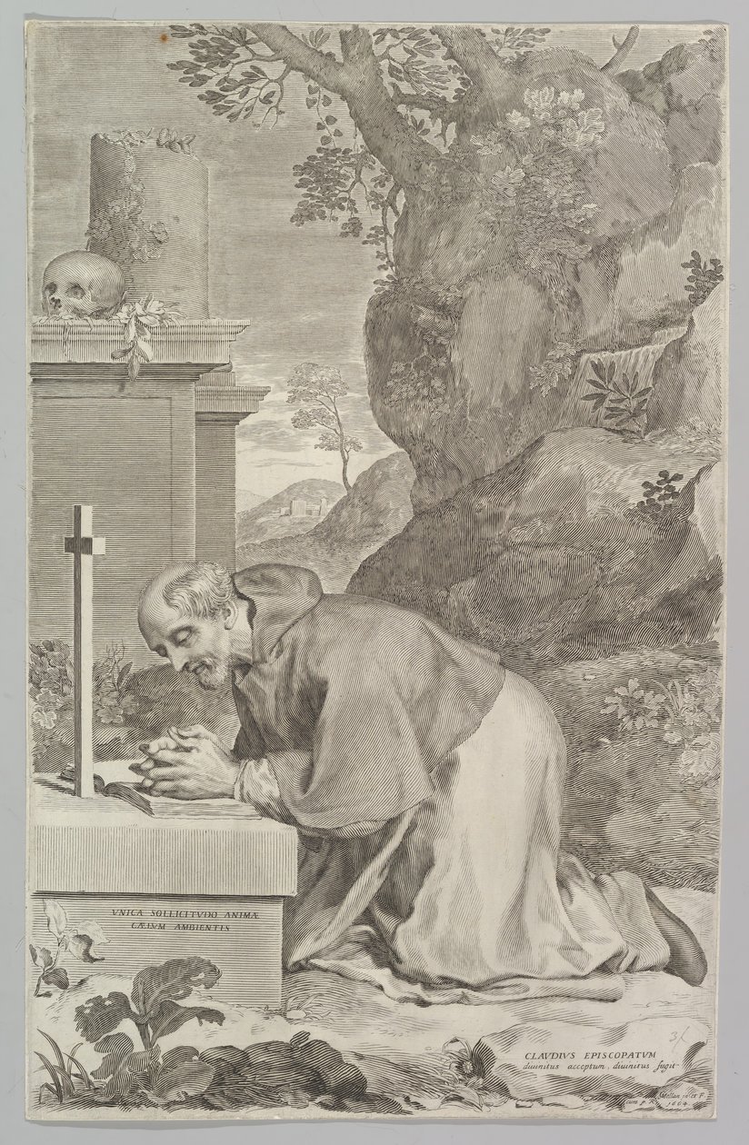 St. Claude, 1664. od Claude Mellan