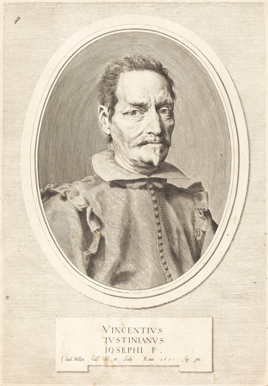 Vincenzo Giustiniani od Claude Mellan