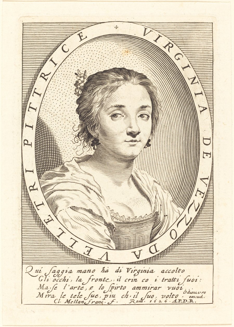 Virginie da Vezzo od Claude Mellan