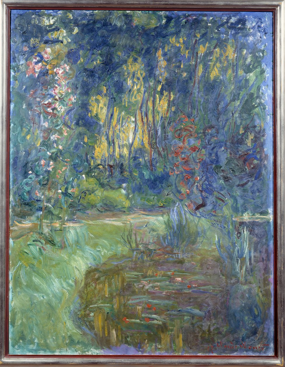 Roh Givernyho rybníka. Obraz Clauda Moneta (1840-1926) od Claude Monet