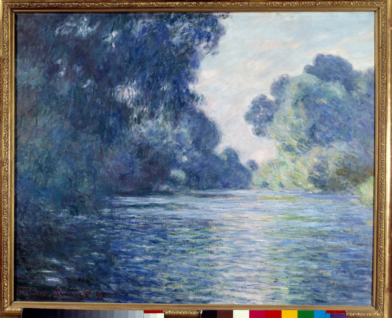 Arm de Seine poblíž Giverny. Obraz Clauda Moneta (1840-1926) od Claude Monet