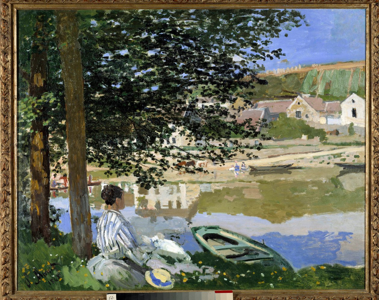 Na okraji vody v Bennecourtu od Claude Monet