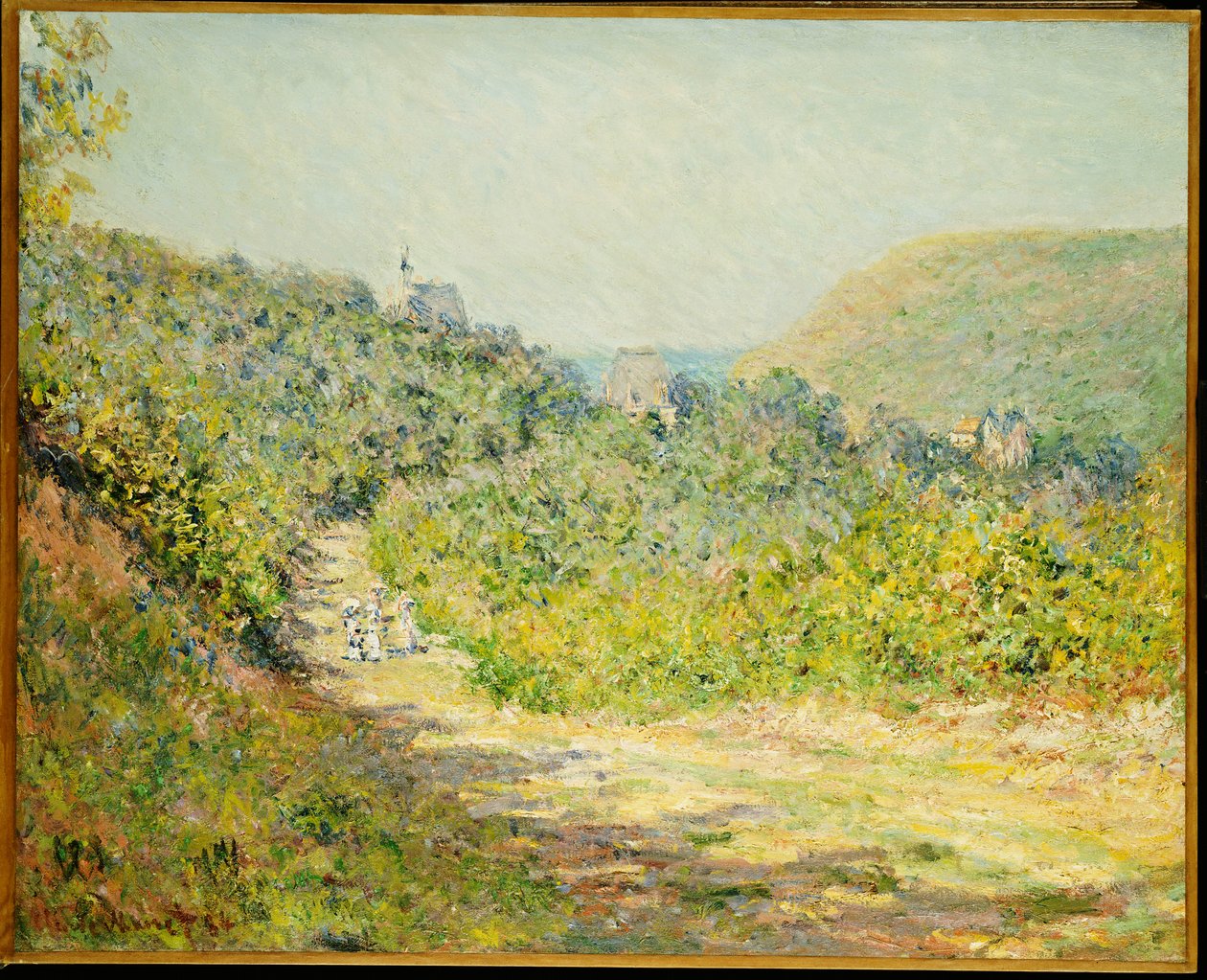 V Malém Dalles, 1884 od Claude Monet