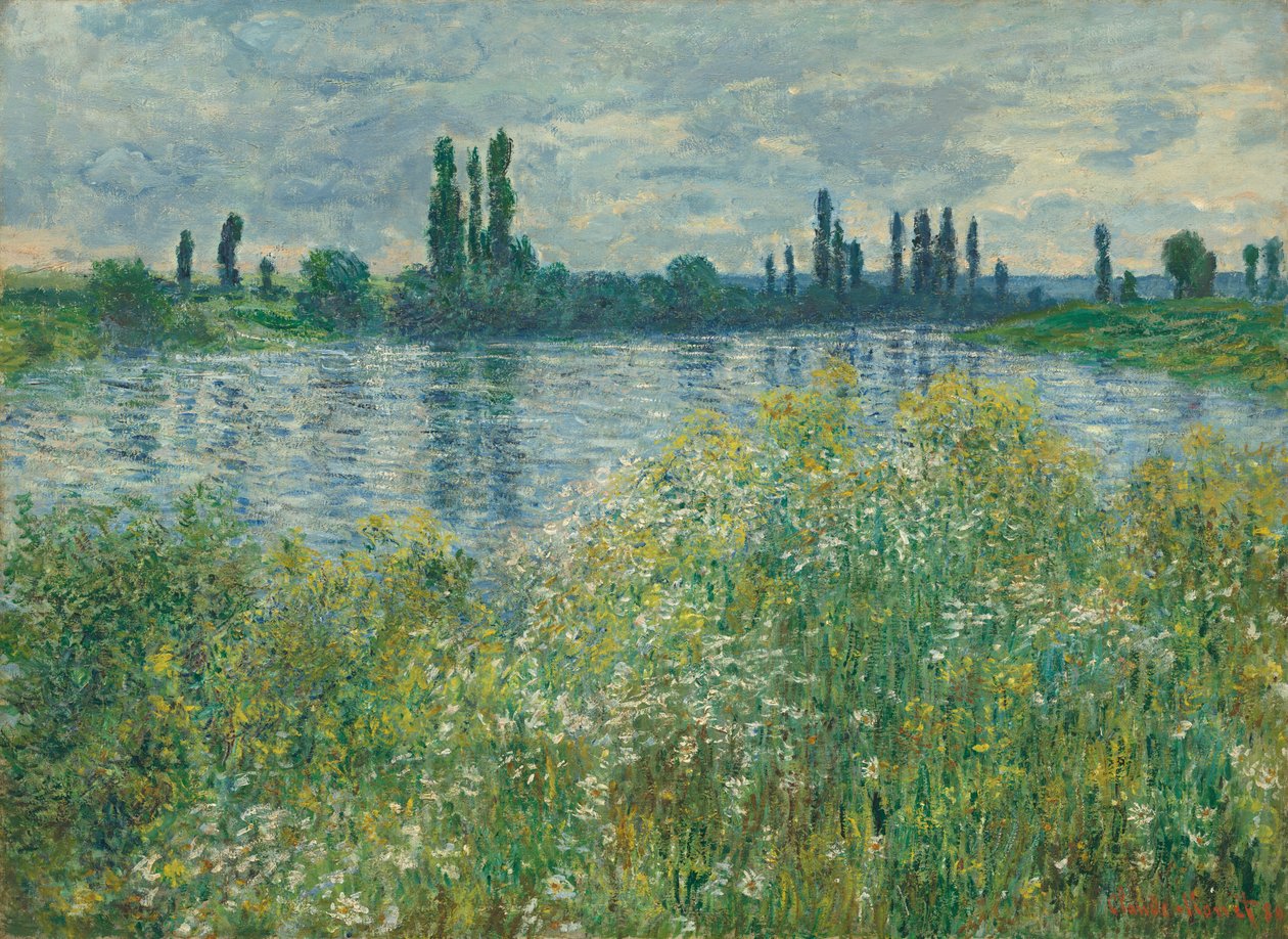 Břehy Seiny, Vétheuil od Claude Monet