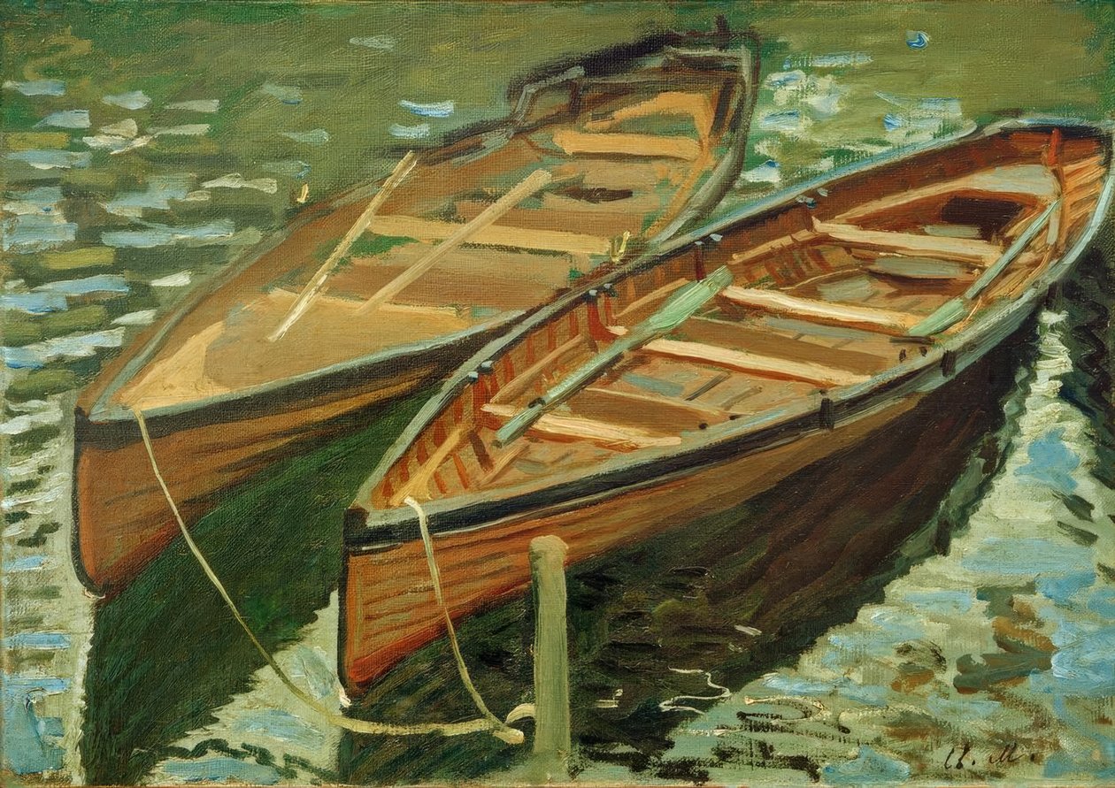 Lodě od Claude Monet
