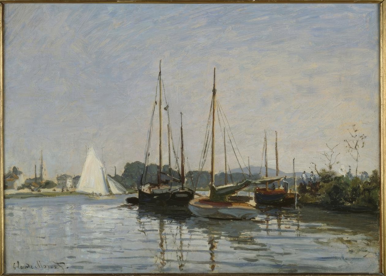 Výletní lodě, Argenteuil od Claude Monet