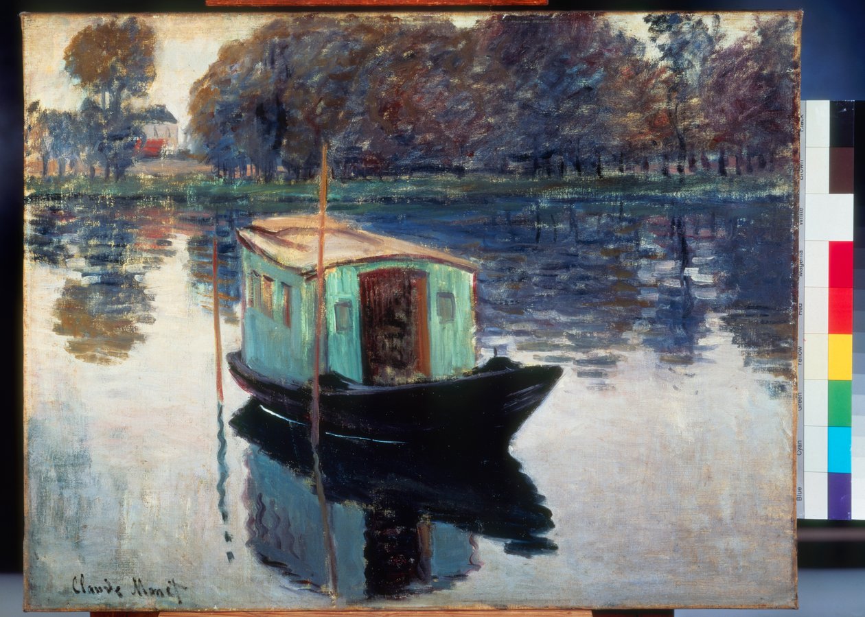 Studio lodí od Claude Monet