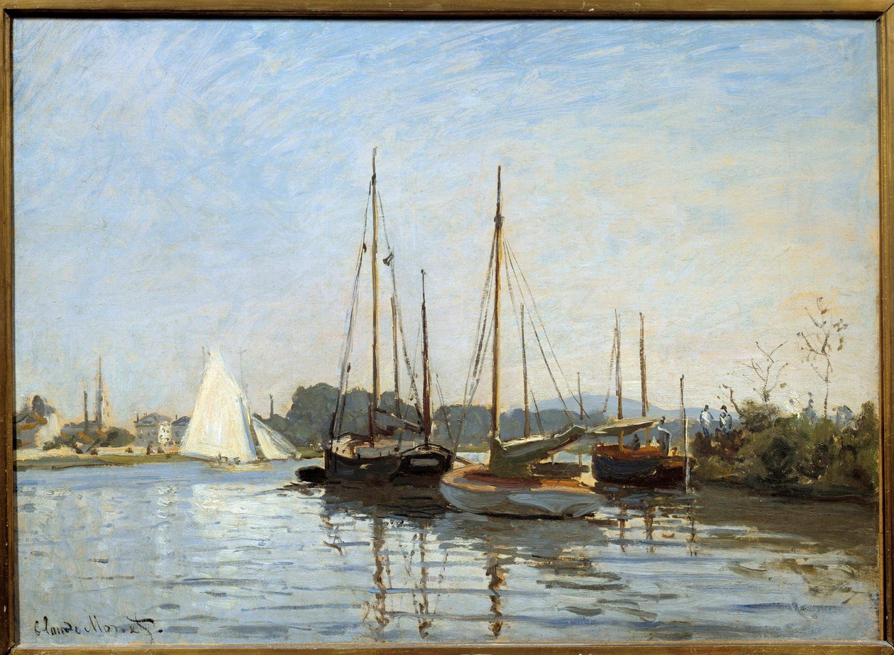 Výletní čluny v Argenteuil Obraz od Clauda Moneta (1840-1926) 1873 Ne. 0,49x0,65 m Paříž, Musee d