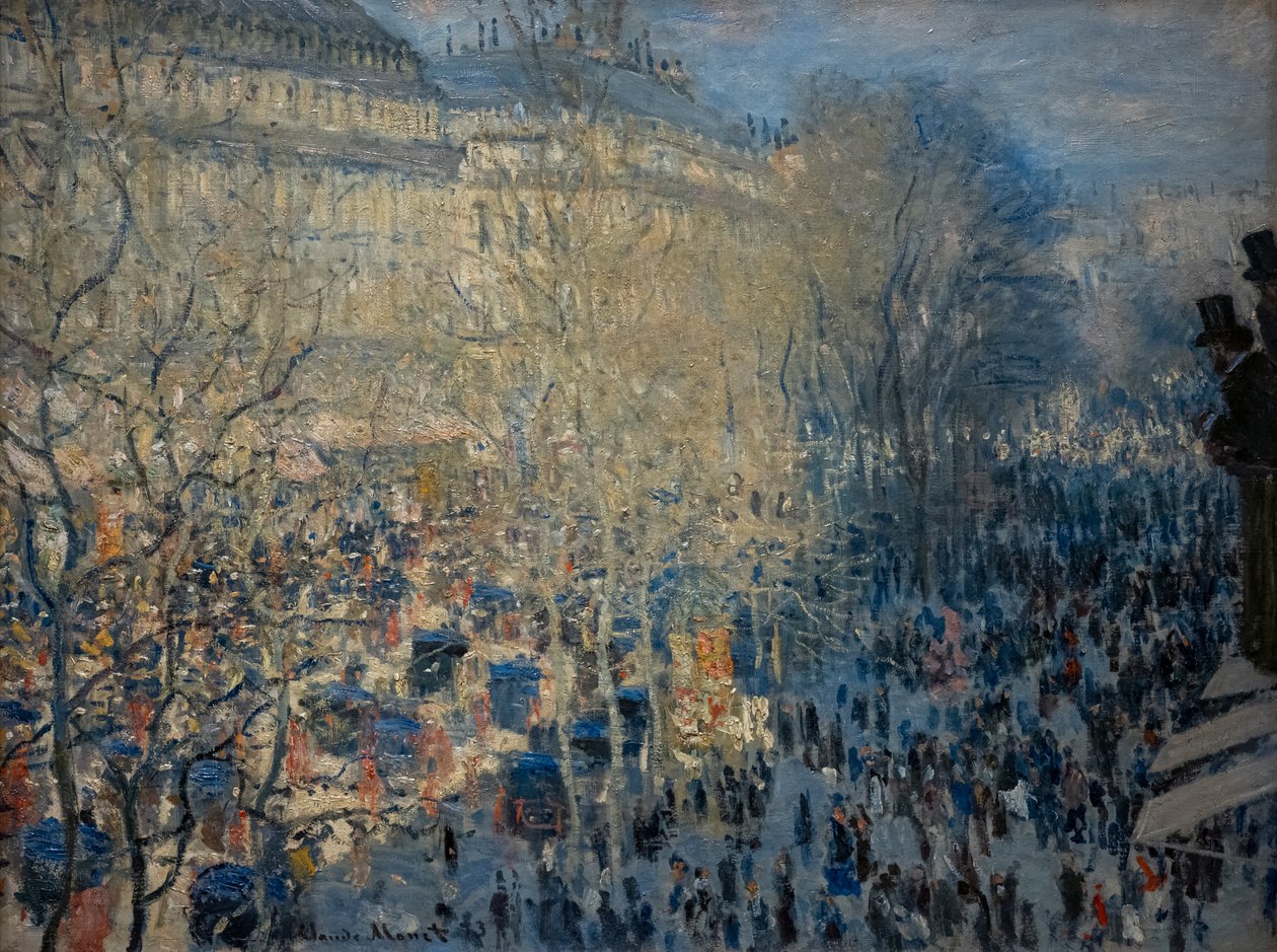 Boulevard des Capucines v Paříži od Claude Monet