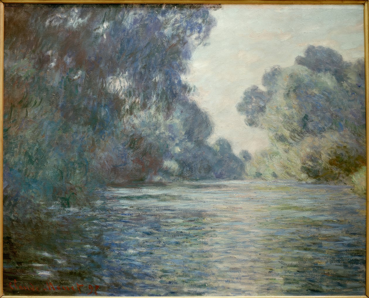Bras de Seine poblíž Giverny (Arm der Seine bei Giverny) od Claude Monet
