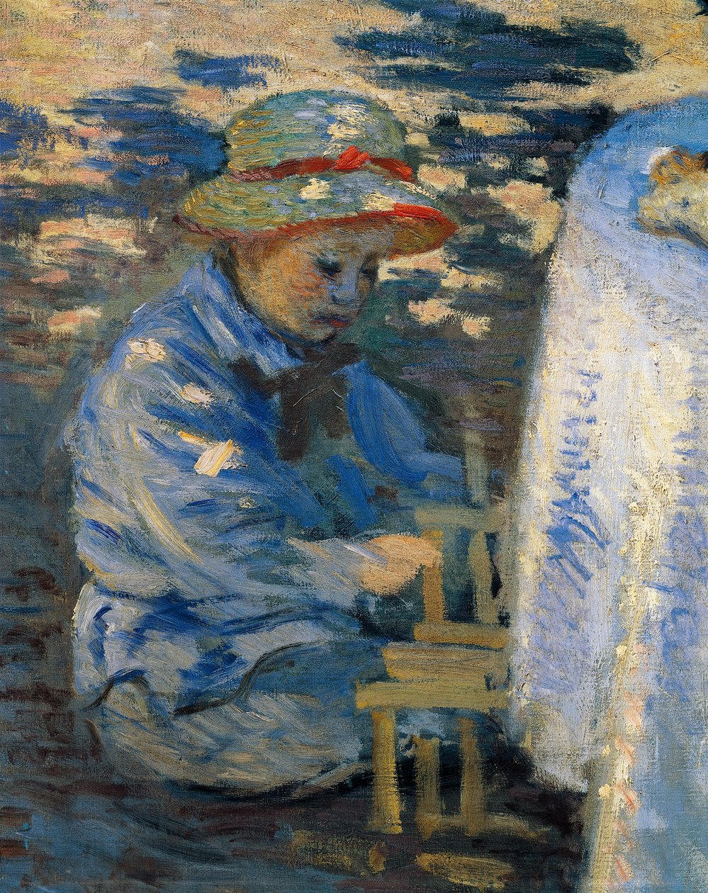 Snídaně v zahradě, Claude Monet od Claude Monet