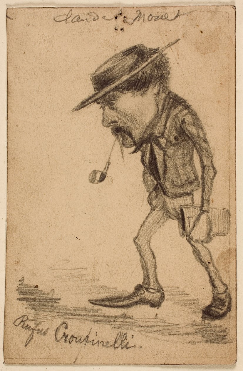 Karikatura Henri Cassinelli („Rufus Croutinelli“) od Claude Monet