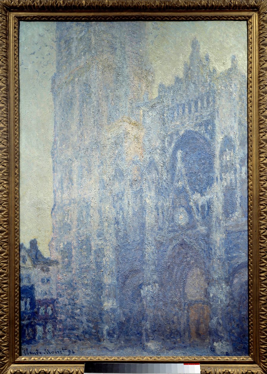 Cathedrale Notre-Dame de Rouen, portál a věž Saint Romain, effect du matin, harmonie blanche Malba Clauda Moneta (1840-1926) 1893 Sun. 1,06x0,73 m Paříž, musee d