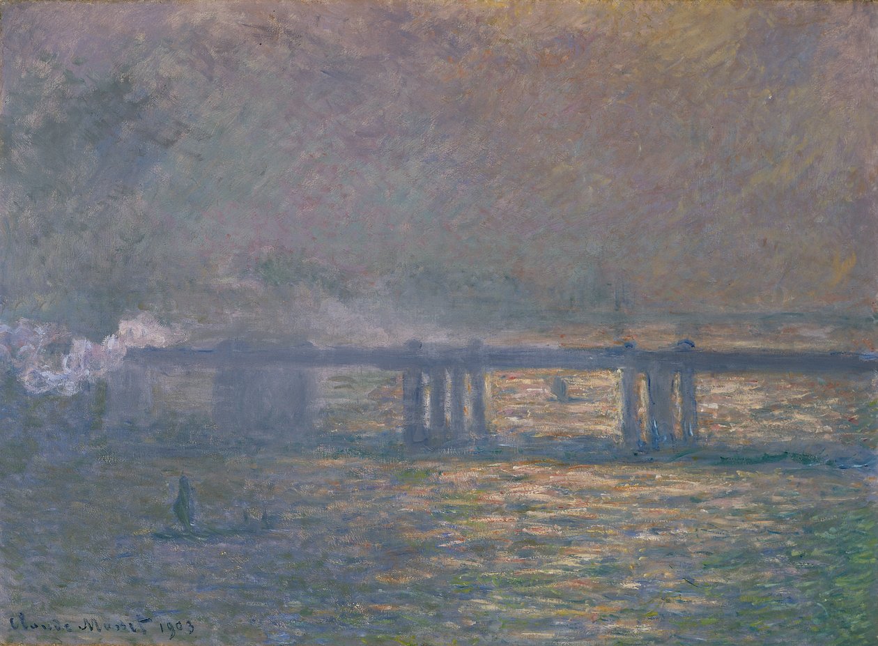 Most Charing Cross Bridge od Claude Monet