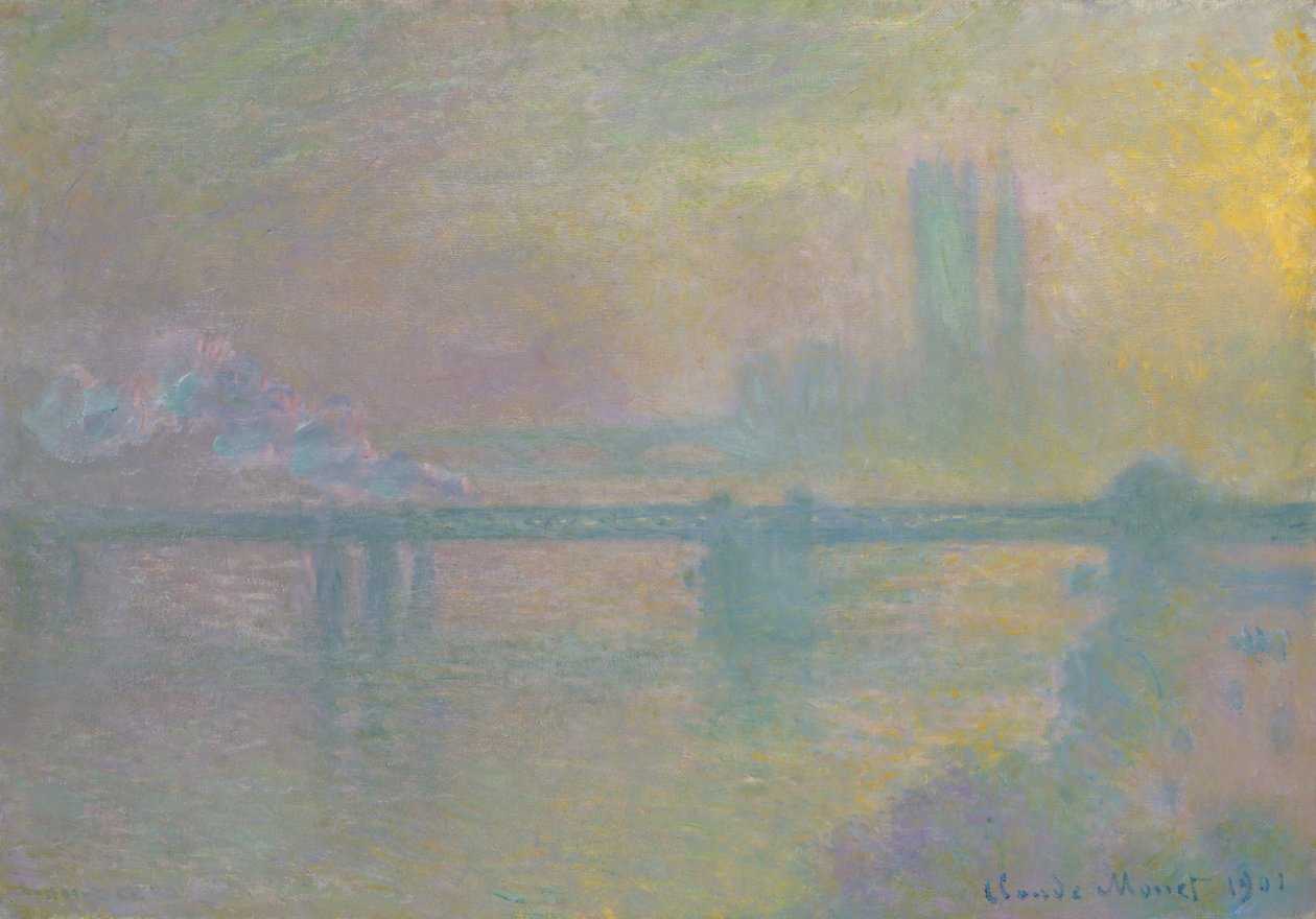 Most Charing Cross, Londýn od Claude Monet