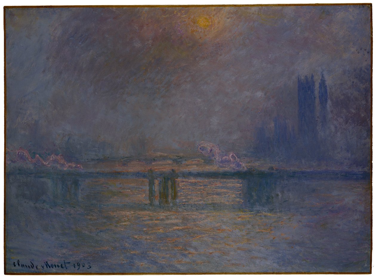 Charing Cross Bridge, Temže, 1900-03 od Claude Monet