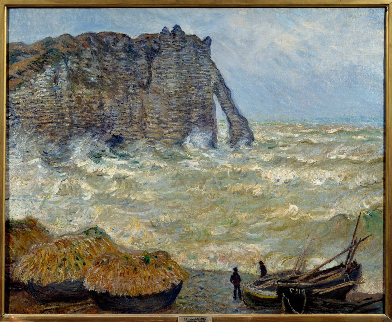 Útes u Etretatu od Claude Monet