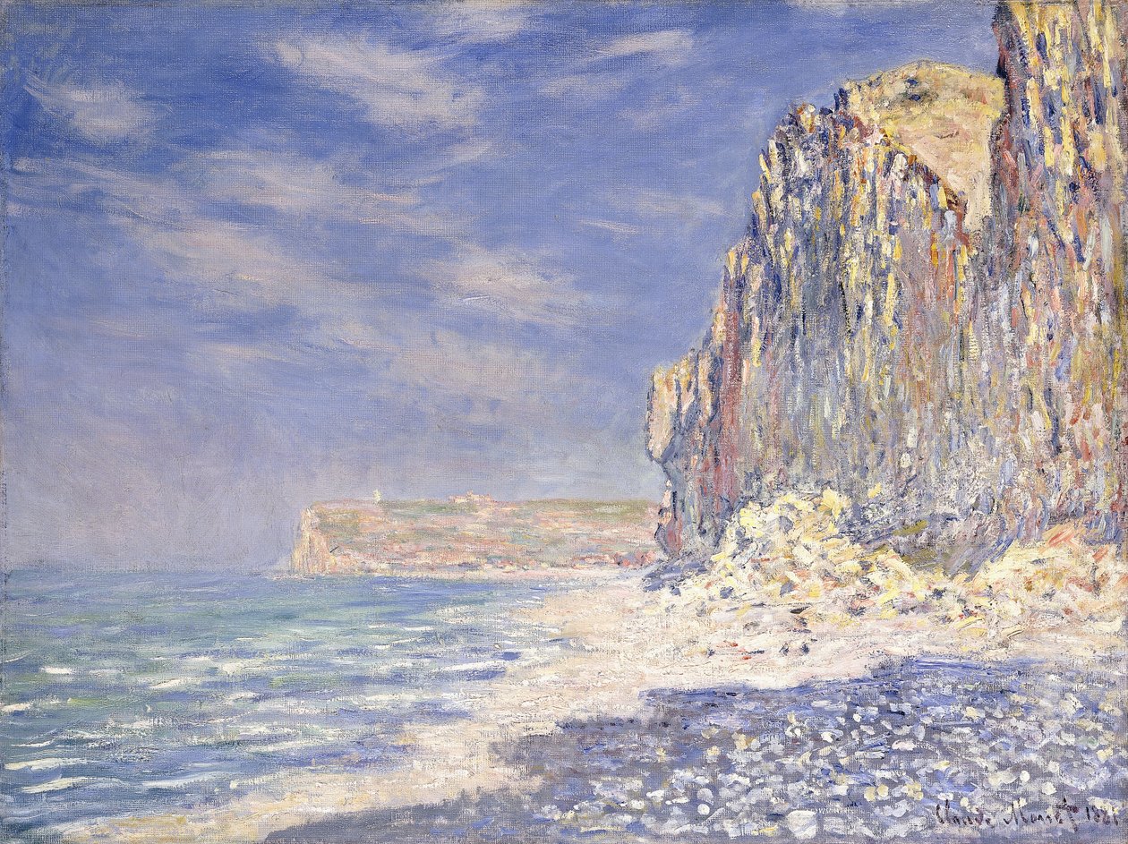 Útesy poblíž Fecamp, 1881 od Claude Monet
