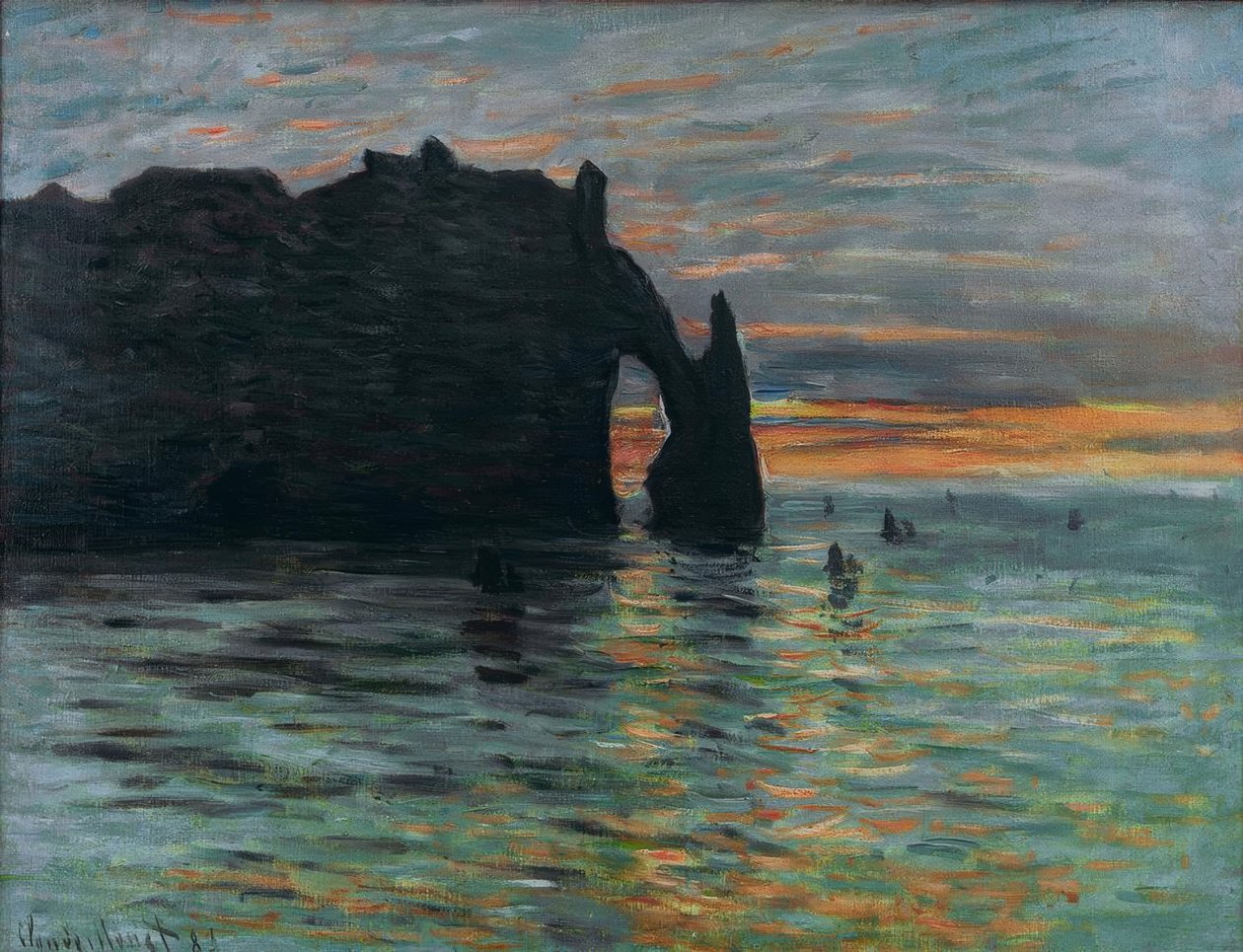 Západ slunce od Claude Monet